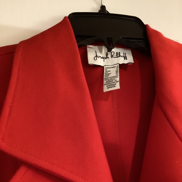 Joseph Ribkoff red jacket, size 8 - Picture 3 of 4